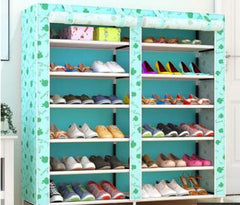 Actionclub Thick Non-woven Double Row Multi-layer Shoe Cabinet Shoe Rack Storage Shoe Organizer Shelves DIY Home Furniture