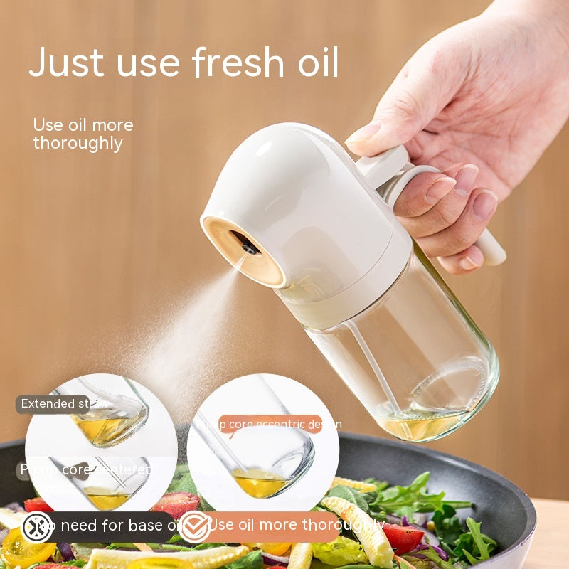 Glass Spray Oil Bottle Jar Anti-leakage Air Fryer