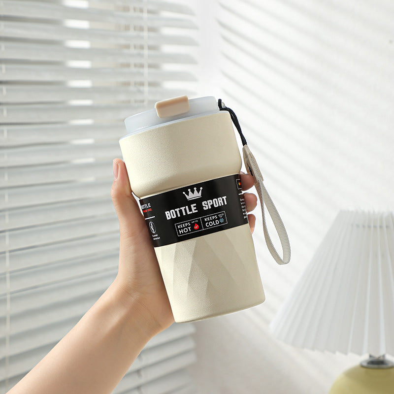 Intelligent Temperature Measuring Stainless Steel Coffee Double-layer Vacuum Cup