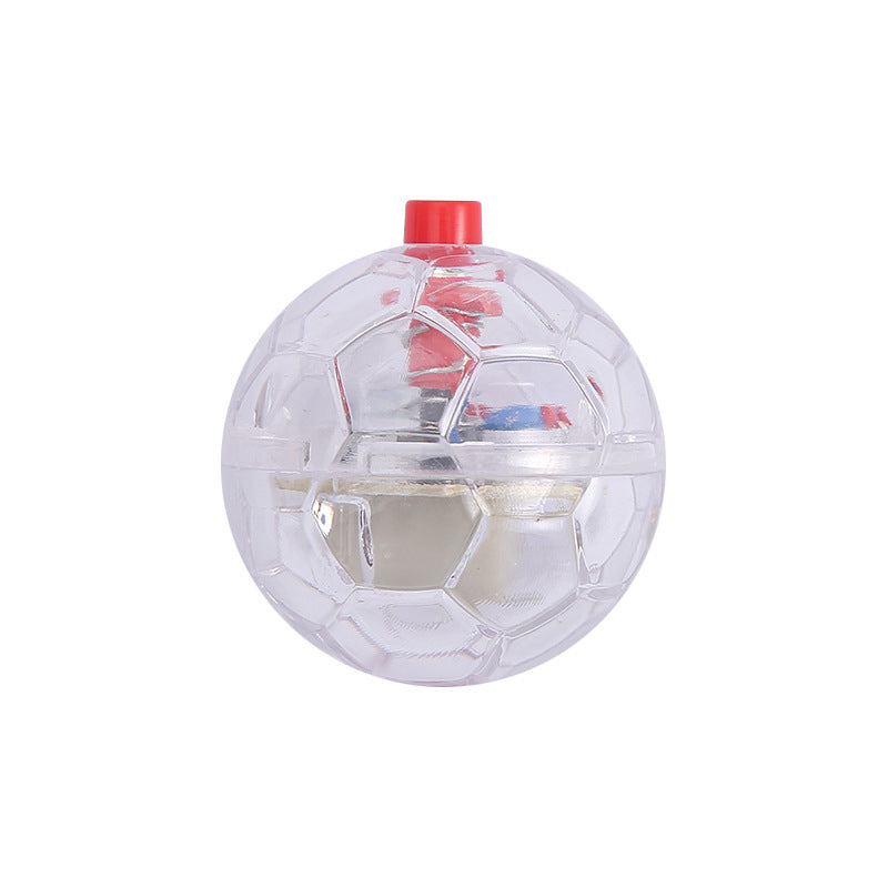 Cat Dog Toy Ball New Fashion Glowing Transparent Plastic Ball Pet Interactive Toy Funny Training Cat GlowBalls Toys Pet Products