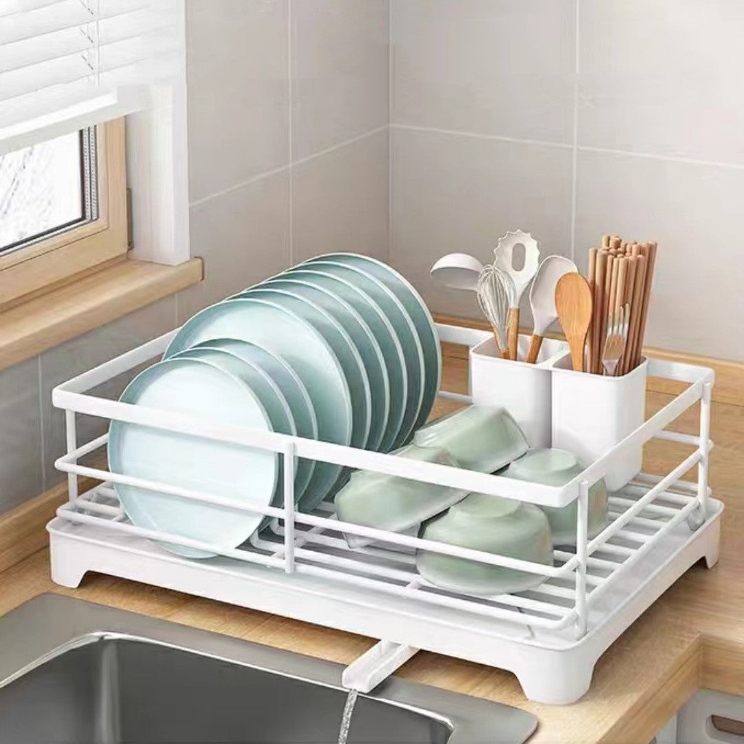 Kitchen Storage Rack Multi-functional Draining Bowl Rack Bowl Dish Tableware Storage Iron Dish Rack Sink Draining Bowl Rack